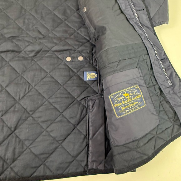 Polo Ralph Lauren Full Zip Quilted Car Coat Corduroy Collar Field Jacket NWT - Picture 9 of 13